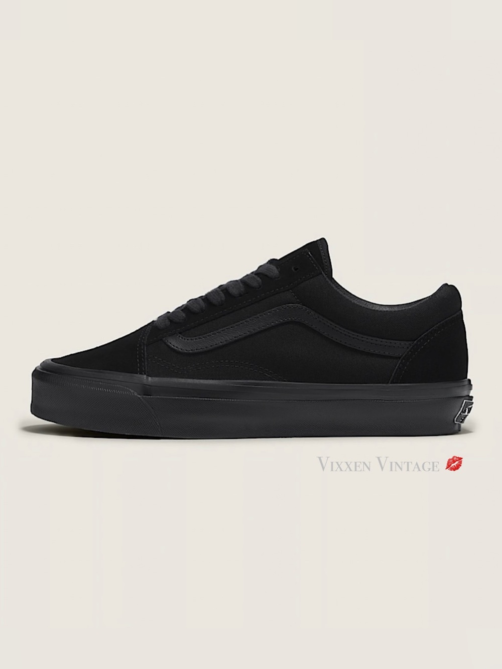 VANS UNISEX '507698 OLD SKOOL SHOE' SNEAKERS IN BLACKOUT